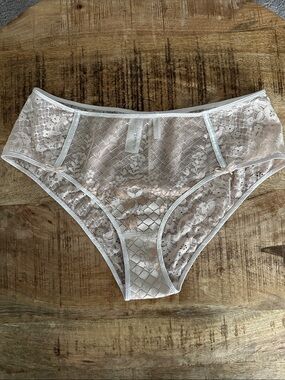 Empriente Lace High-Cut Briefs in Light Blush